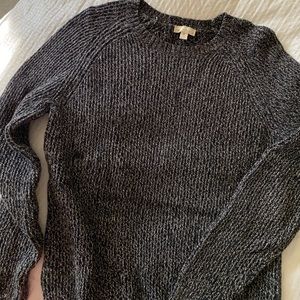 GAP Speckled Black Sweater